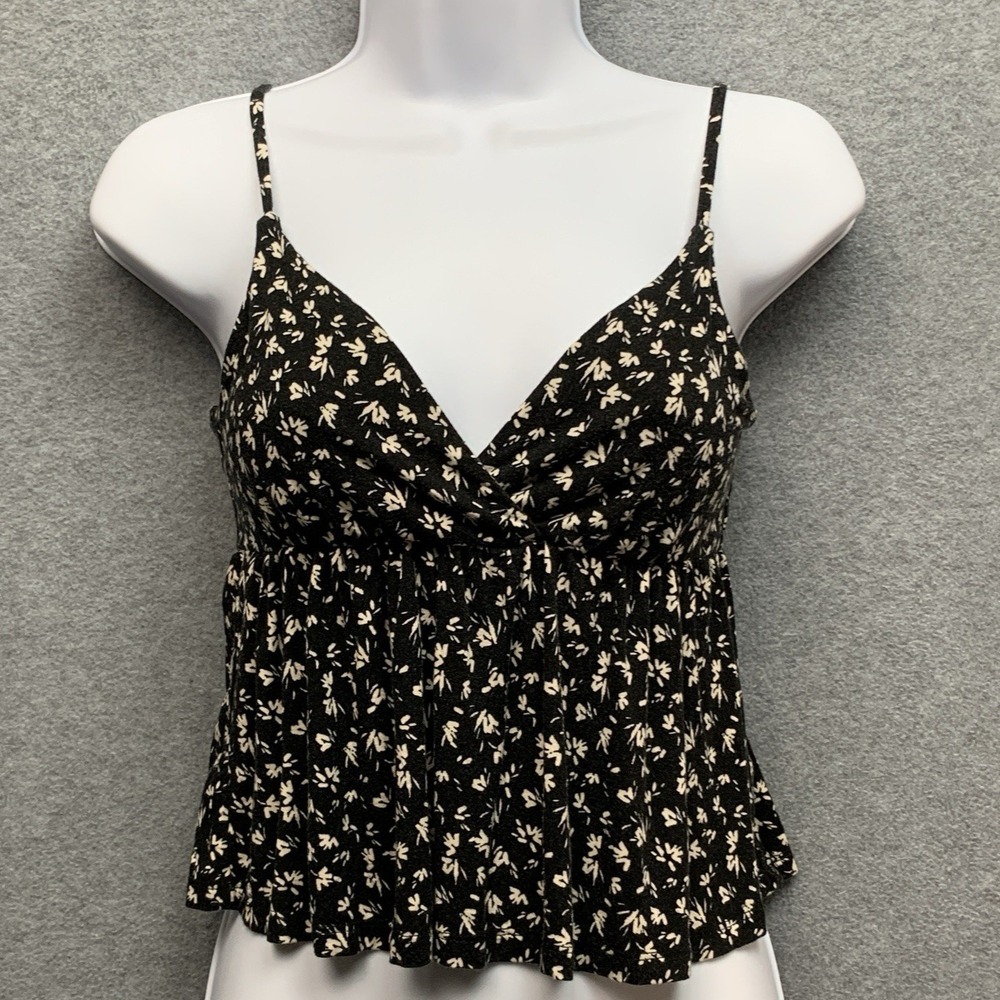 Y2K Babydoll Floral Camisole Top Size Small Fairy Grunge Coquette Festival Indie